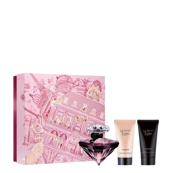Lancome Tresor La Nuit Set (Apa de parfum 50ml + Lotiune de Corp 50ml + Gel de Dus 50ml)