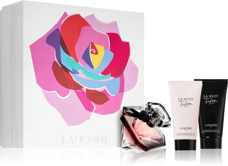 Lancome Tresor La Nuit Set (Apa de parfum 50ml + Lotiune de Corp 50ml + Gel de Dus 50ml)