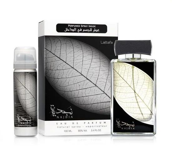 Lattafa Najdia Set (Apa de parfum pentru barbati 100ml + Deodorant spray 50ml)