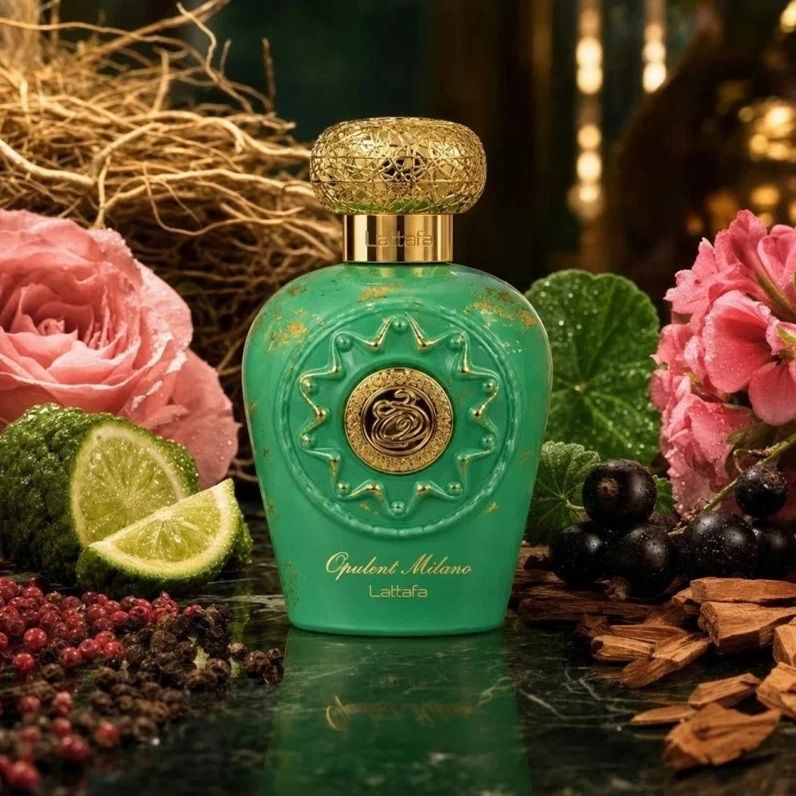Lattafa Opulent Milano Apa de parfum unisex note olfactive principale