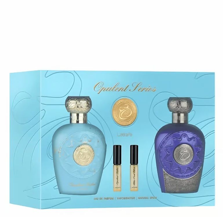 Lattafa Opulent Set (Apa de parfum unisex Musk 25ml + Oud 25ml + Dubai 25ml + Red 25ml)