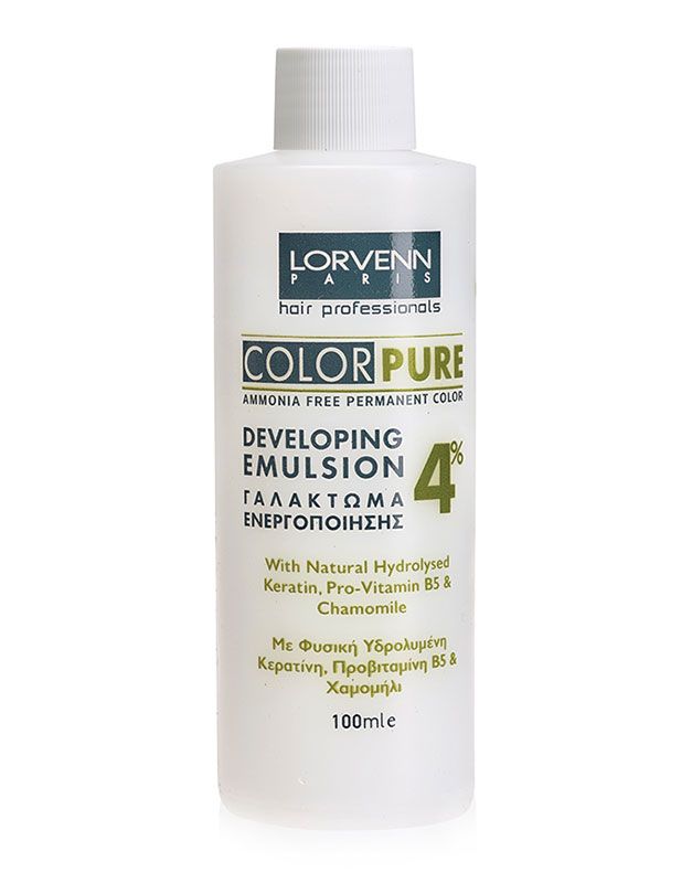 Lorvenn Color Pure Developing Emulsie activatoare de culoare 4% Fara Amoniac 100ml