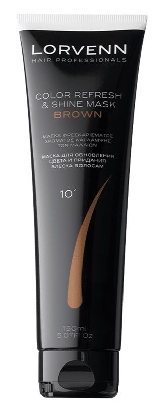 Lorvenn Color Refresh&Shine Mask Masca revitalizare culoare Brown 150ml