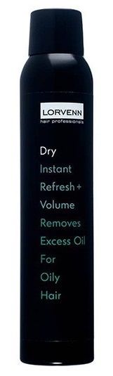 Lorvenn Dry Instant Refresh + Volume Sampon Uscat pentru par gras 200ml