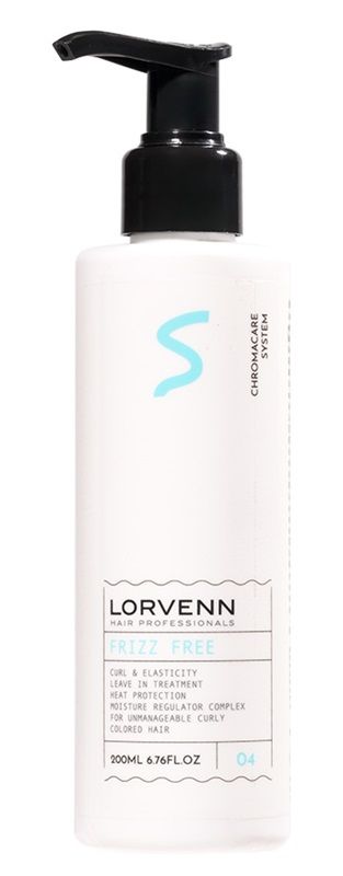 Lorvenn Frizz Free Curl&Elasticity Treatment Tratament Leave-In pentru Par Cret Vopsit 200ml