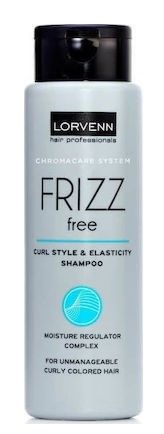 Lorvenn Frizz Free Curl Style & Elasticity Shampoo Sampon Par Cret Vopsit 100ml 
