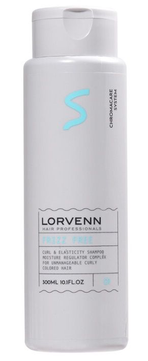Lorvenn Frizz Free Curl Style&Elasticity Shampoo Sampon Par Cret Vopsit 300ml
