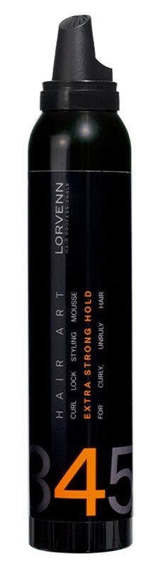Lorvenn Hair Art Curl Lock Styling Mousse Spuma Par Cret cu fixare puternica 200ml
