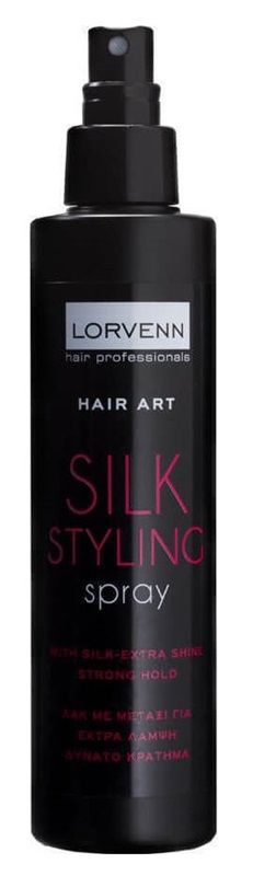 Lorvenn Hair Art Silk Styling Spray pentru stralucire cu fixare medie 200ml