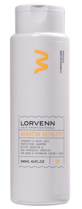 Lorvenn Keratin Vitality Sampon Anticadere pentru Par Fragil 300ml