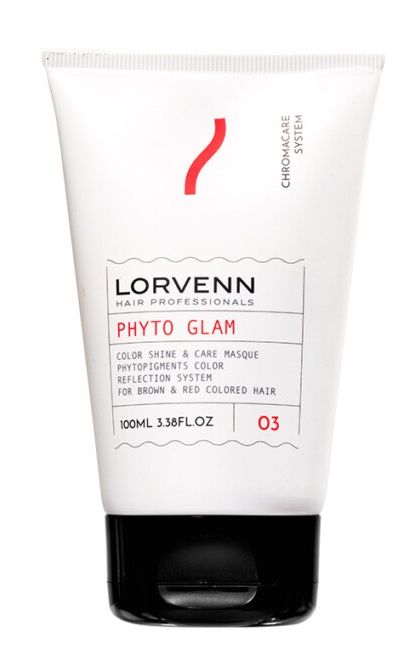 Lorvenn Phyto Glam Color Protection&Shine Masca Par Vopsit Brunet/Roscat 100ml