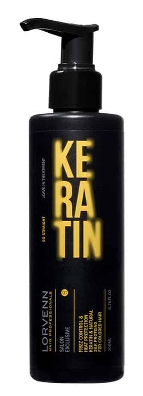 Lorvenn Salon Exclusive Keratin So Straight Tratament Leave-In pentru Par Rebel 200ml