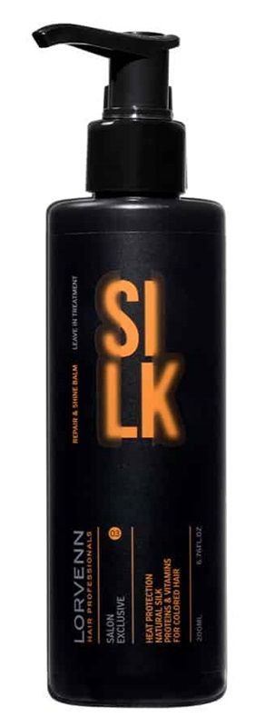 Lorvenn Salon Exclusive Silk Repair&Shine Balm Crema Leave-In Par Degradat 200ml