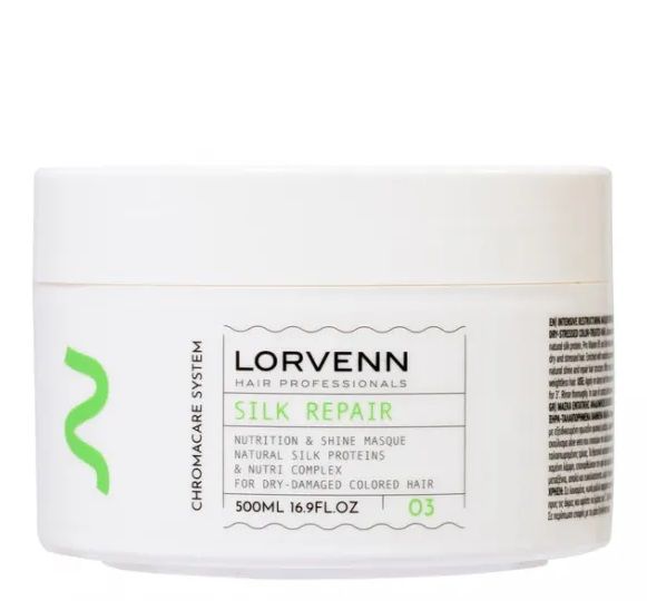 Lorvenn Silk Repair Nutrition&Shine Masca Par Uscat/Degradat 500ml