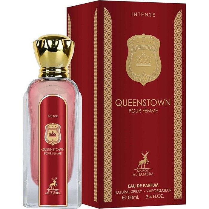 Maison Alhambra Queenstown Intense Apa de parfum pentru femei 100ml ambalaj