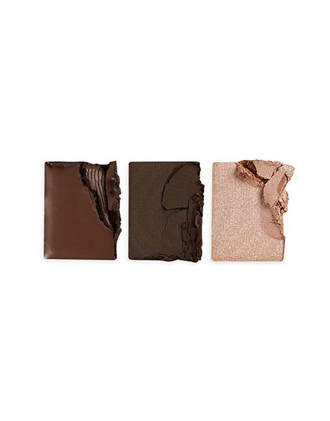 Makeup Revolution Kit pentru Sprancene Brow Sculpt Kit Dark Brown textura