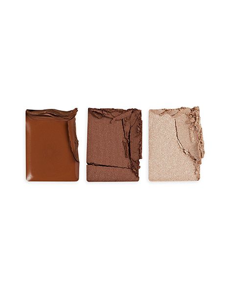 Makeup Revolution Kit pentru Sprancene Brow Sculpt Kit Medium Brown textura