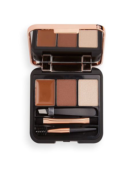 Makeup Revolution Kit pentru Sprancene Brow Sculpt Kit Medium Brown