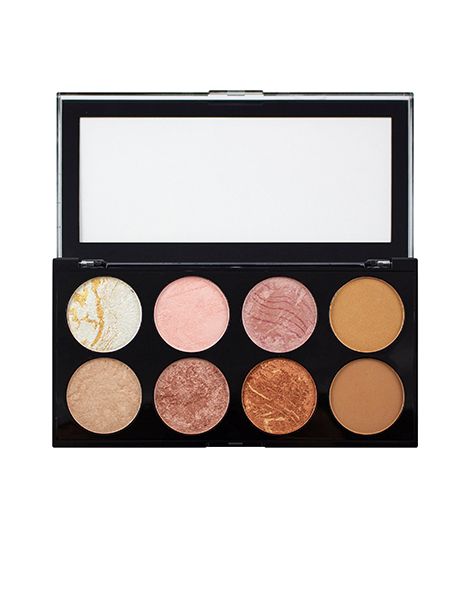 Makeup Revolution Paleta Fard de Obraz Ultra Blush Palette Golden Sugar prezentare