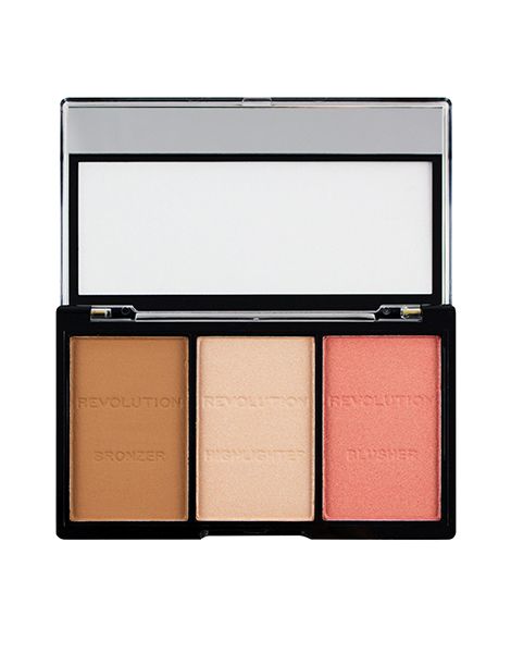 Makeup Revolution Paleta Ultra Sculpt & Contour Kit C01 Ultra Fair prezentare
