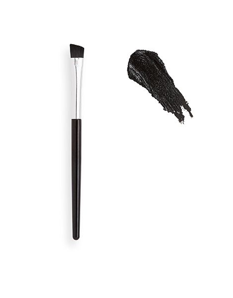 Makeup Revolution Tus de Ochi cu Pensula Gel Eyeliner Black 3g textura