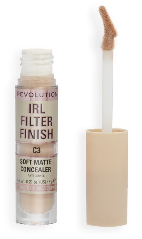 Makeup Revolution Corector Anticearcan IRL Filter Finish Concealer C3 6g