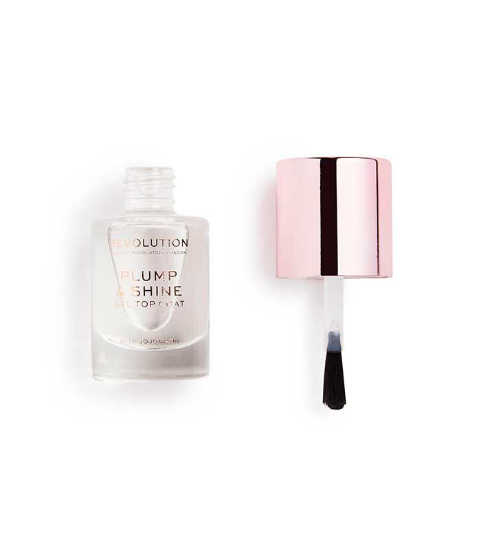 Makeup Revolution Lac de Unghii Plump&Shine Gel Top Coat 15ml