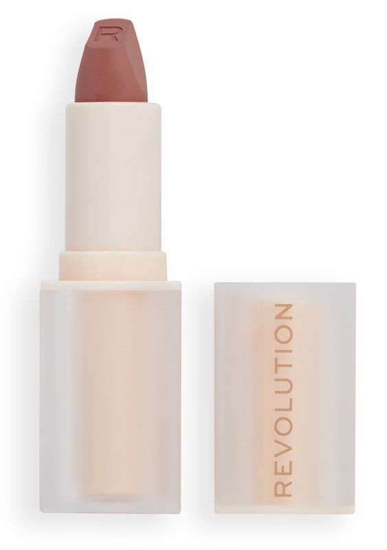 Makeup Revolution Lip Allure Soft Satin Lipstick Ruj Wifey Dusky Pink 3.2g