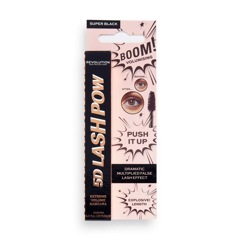 Makeup Revolution Mascara 5D Lash Pow Mascara Black 12.2ml