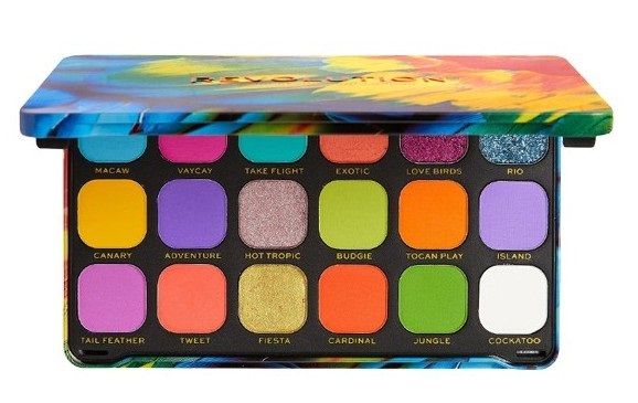 Makeup Revolution Paleta Fard de Ochi Forever Flawless Bird of Paradise 18x1.1g