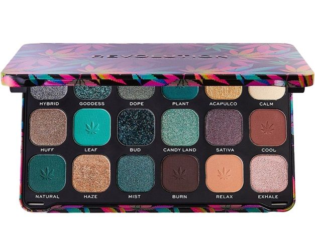 Makeup Revolution Paleta Fard de Ochi Forever Flawless Chilled 18x1.1g