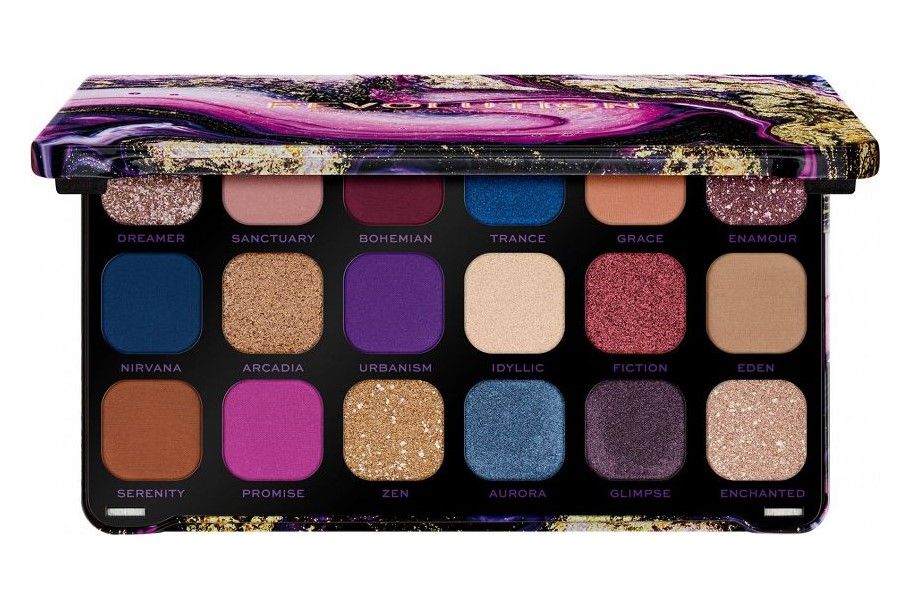 Makeup Revolution Paleta Fard de Ochi Forever Flawless Eutopia 18x1.1g
