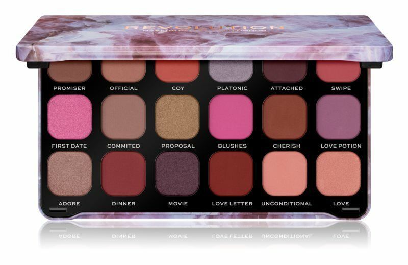 Makeup Revolution Paleta Fard de Ochi Forever Flawless Unconditional Love 18x1.1g