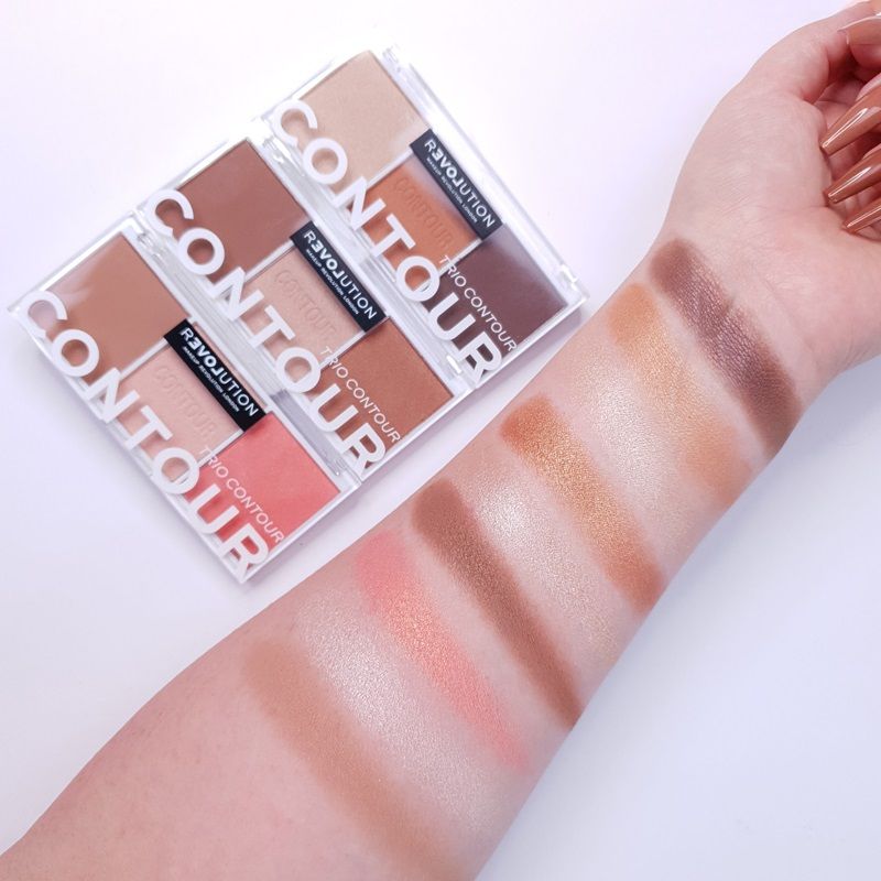 Makeup Revolution Relove Colour Play Trio Palette Paleta Contouring