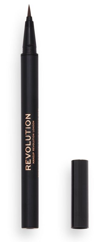 Makeup Revolution Tus pentru Sprancene Hair Stroke Eyebrow Pen Medium Brown 0.5ml
