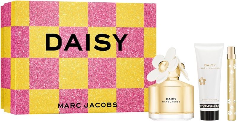 Marc Jacobs Daisy Set (Apa de toaleta 100ml + Apa de toaleta 10ml + Lotiune de Corp 75ml)