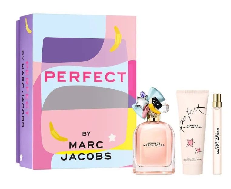 Marc Jacobs Perfect Set (Apa de parfum 100ml + Apa de parfum 10ml + Lotiune de corp 75ml)