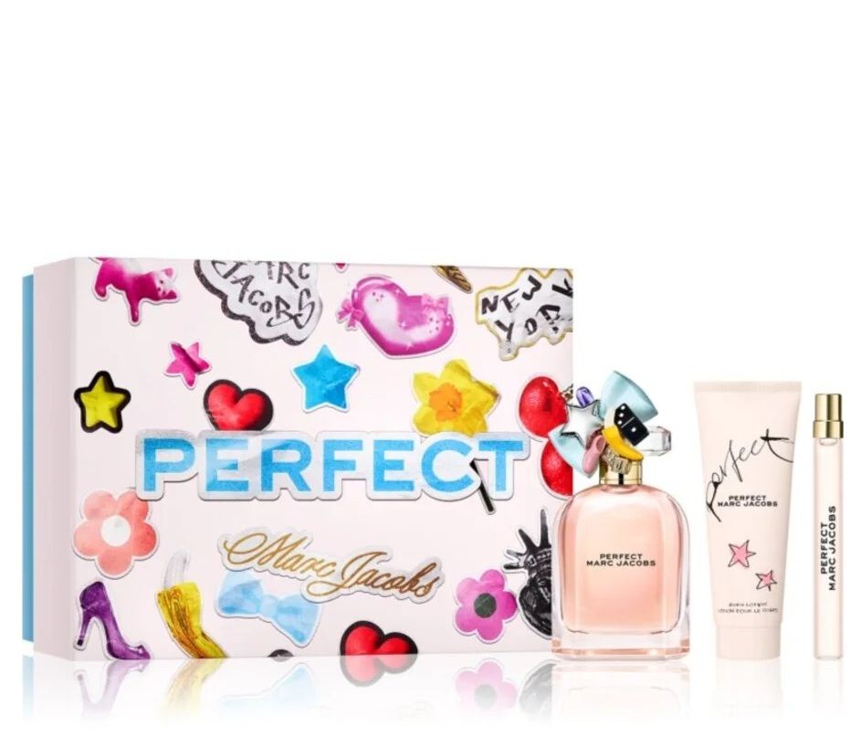Marc Jacobs Perfect Set (Apa de parfum 100ml + Apa de parfum 10ml + Lotiune de corp 75ml)