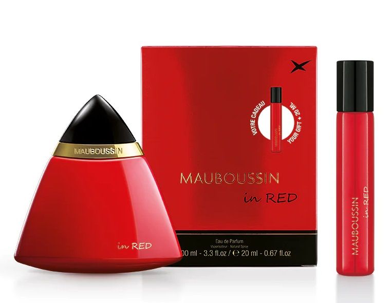 Mauboussin In Red Set (Apa de parfum 100ml + Apa de parfum 20ml)
