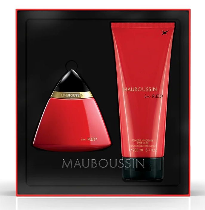 Mauboussin In Red Set (Apa de parfum 100ml + Gel de dus 200ml)