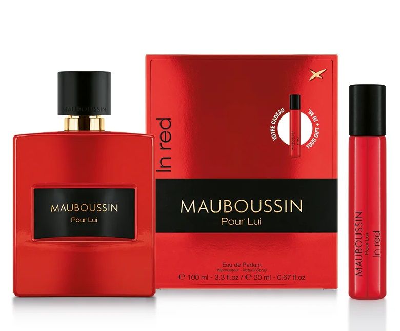 Mauboussin Pour Lui In Red Set (Apa de parfum 100ml + Apa de parfum 20ml)