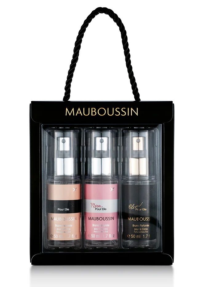 Mauboussin Set Trio Apa parfumata (Elixir Pour Elle 50ml + Rose Pour Elle 50ml + Pour Elle 50ml)