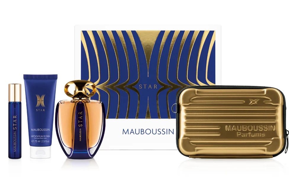 Mauboussin Star Set (Apa de parfum 90ml + Apa de parfum 20ml + Lotiune de corp 75ml + Pouch)