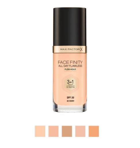 Max Factor Fond de Ten Facefinity All Day Flexy Hold 3in1 30ml