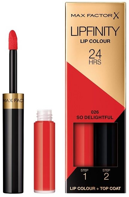 Max Factor Ruj Rezistent Lipfinity 026 So Delightful 2.3ml + Balsam 1.9g