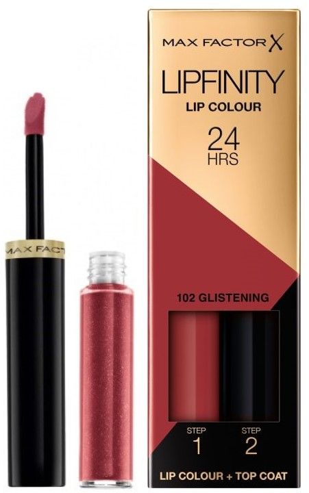 Max Factor Ruj Rezistent Lipfinity 102 Glistening 2.3ml + Balsam 1.9g