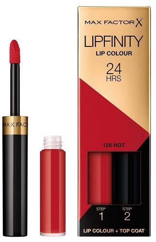 Max Factor Ruj Rezistent Lipfinity 120 Hot 2.3ml + Balsam 1.9g