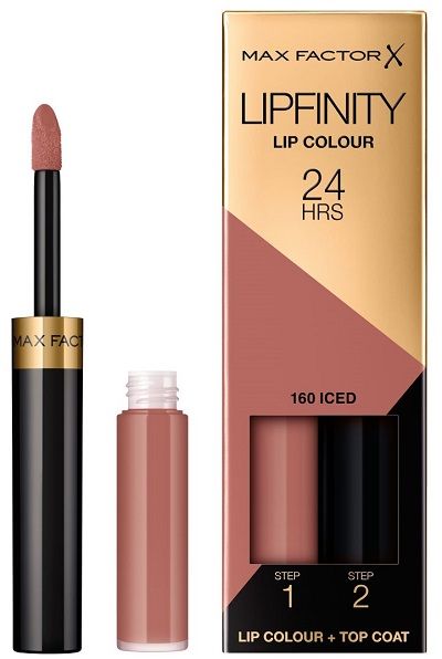Max Factor Ruj Rezistent Lipfinity 160 Iced 2.3ml + Balsam 1.9g