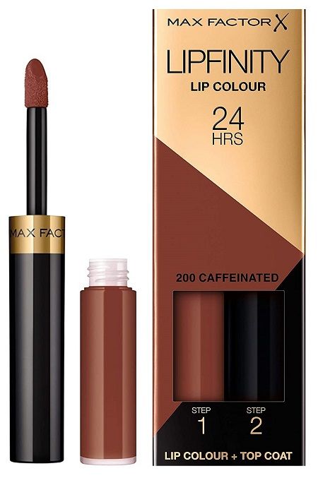 Max Factor Ruj Rezistent Lipfinity 200 Cafinated 2.3ml + Balsam 1.9g