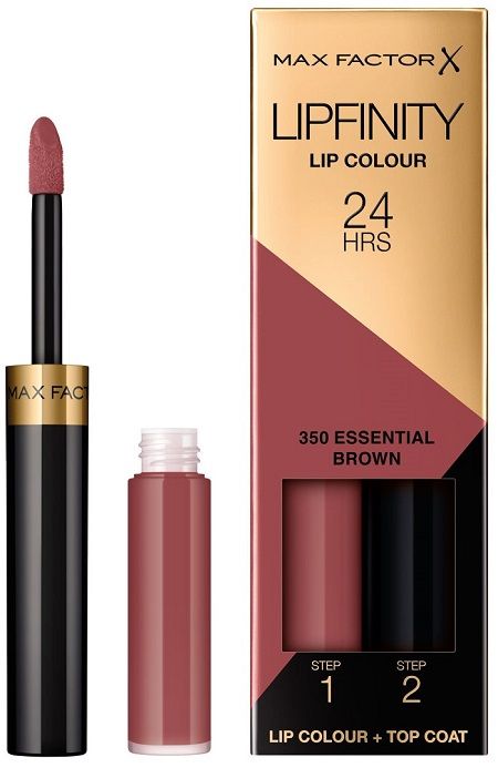 Max Factor Ruj Rezistent Lipfinity 350 Essential Brown 2.3ml + Balsam 1.9g
